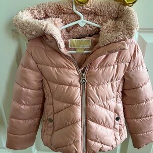 Michael Kors Girls Puffer Hooded Jacket
